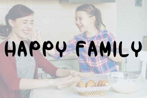 Happy Mother Font - Preview 4