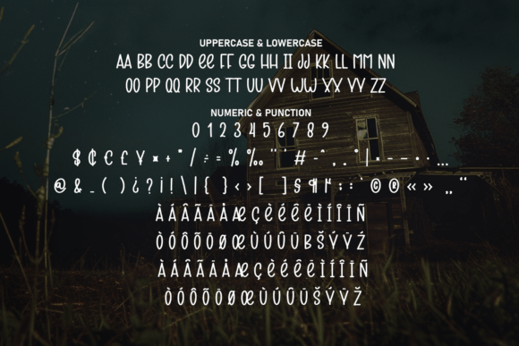 Haunted Farming Font - Preview 6