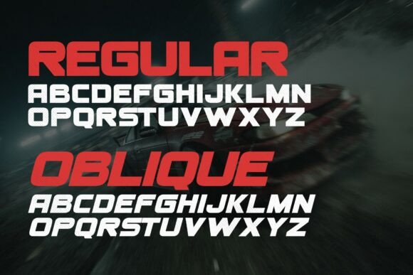Horizon Drift Font PNG with transparent background - Preview 4