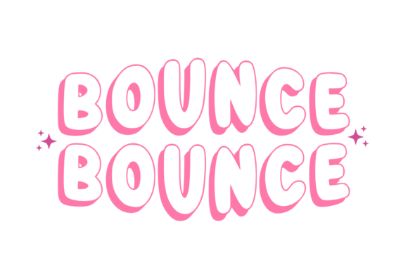Jolly Outline Font PNG with transparent background - Preview 3