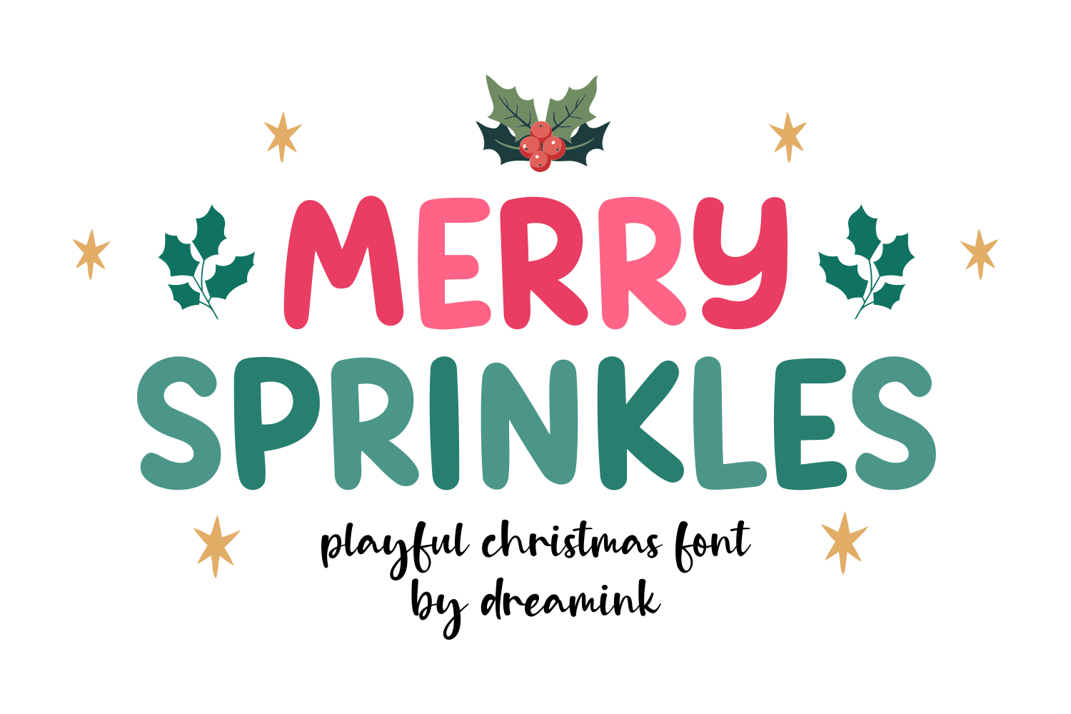 Merry Sprinkles Font - photo 1