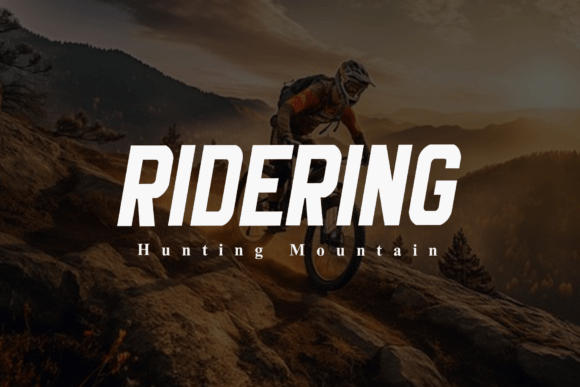 Motor Cycle Font PNG with transparent background - Preview 2