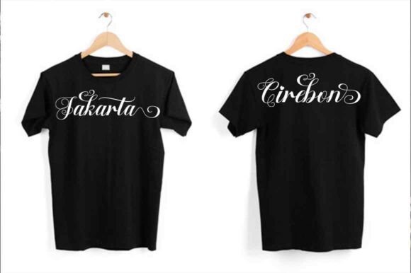 Murahthat Calligraphy Font PNG with transparent background - Preview 2