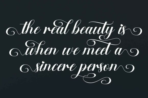 Murahthat Calligraphy Font PNG with transparent background - Preview 4