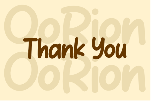 Oorion Font PNG with transparent background - Preview 3