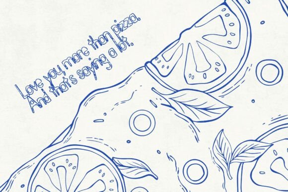 Quirkstroke Font PNG with transparent background - Preview 4