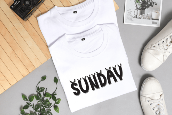 Small Wings Font PNG with transparent background - Preview 1