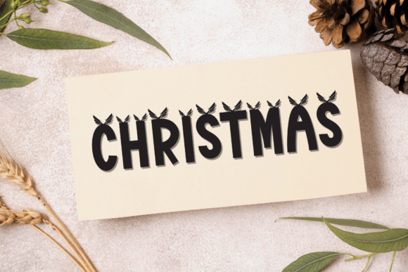 Small Wings Font PNG with transparent background - Preview 4