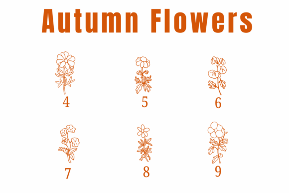 Autumn Flowers Font - Preview 3