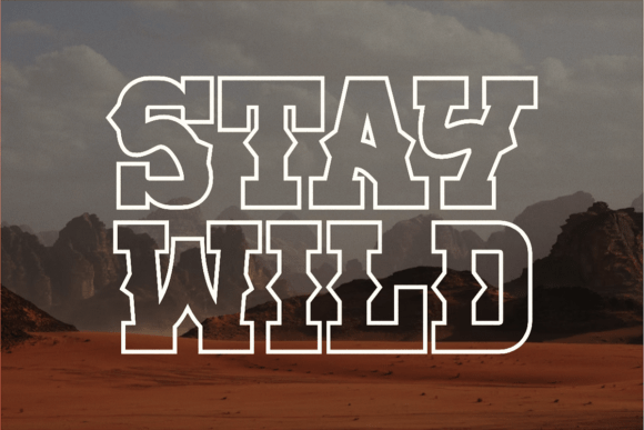 Believe Western Font PNG with transparent background - Preview 1