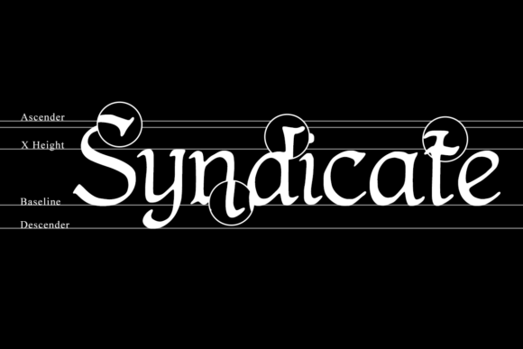 Black Eather Font - Preview 1
