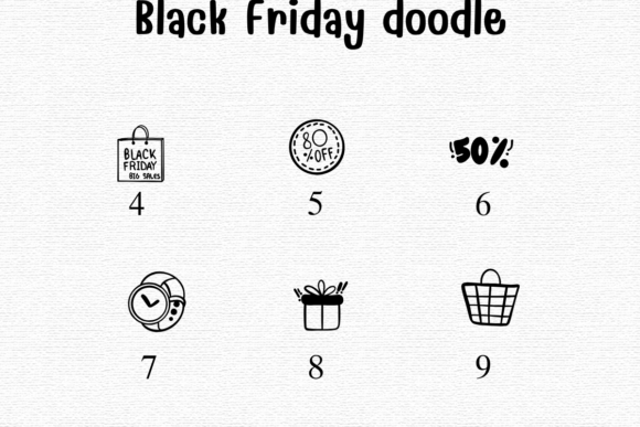 Black Friday Doodle Font - Preview 3