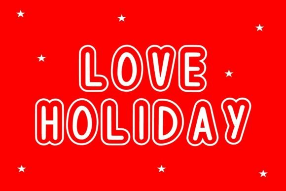Christmas Party Font - Preview 1