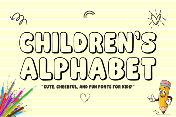 Chubby Outline Font - Preview 1
