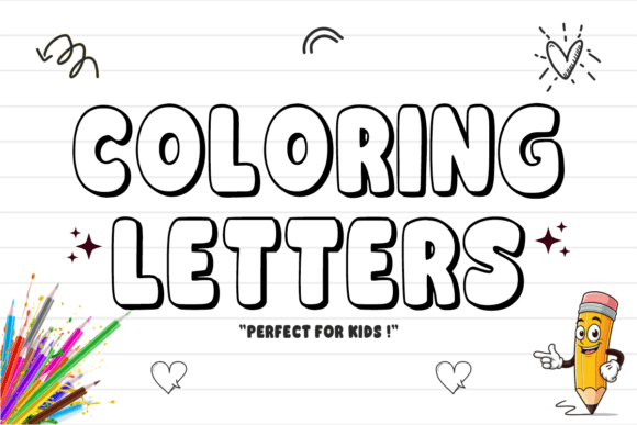 Chubby Outline Font - Preview 2