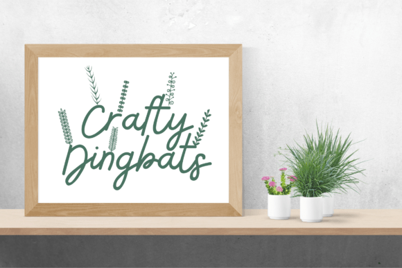 Crownleaf Dingbat Font - Preview 5