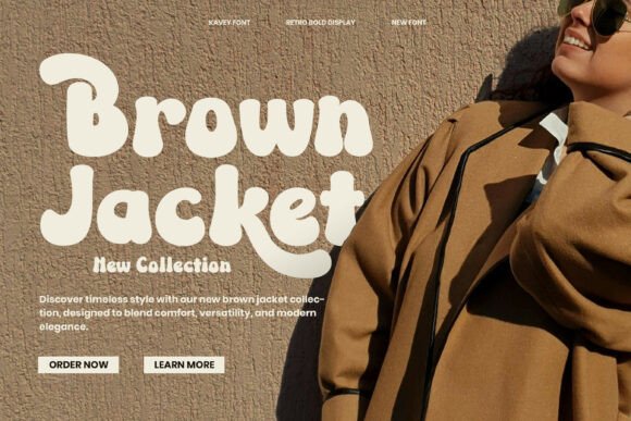 Kavey Font PNG with transparent background - Preview 3