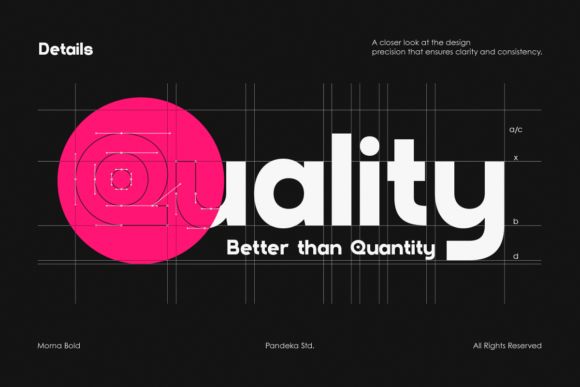 Morna Bold Font PNG with transparent background - Preview 4