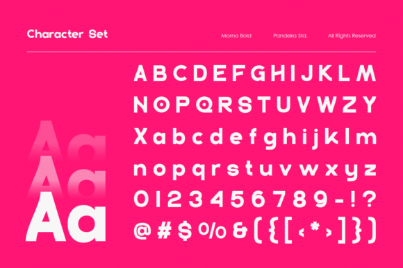 Morna Bold Font PNG with transparent background - Preview 6