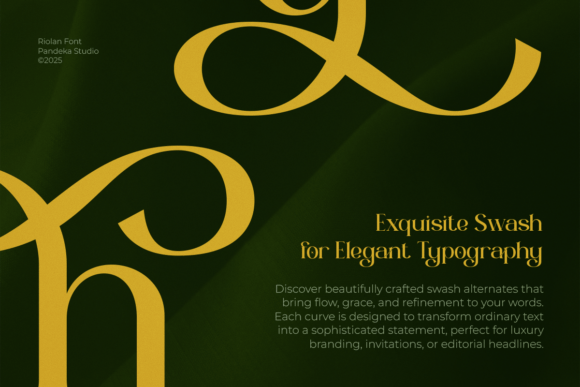Riolan Font font preview - 1