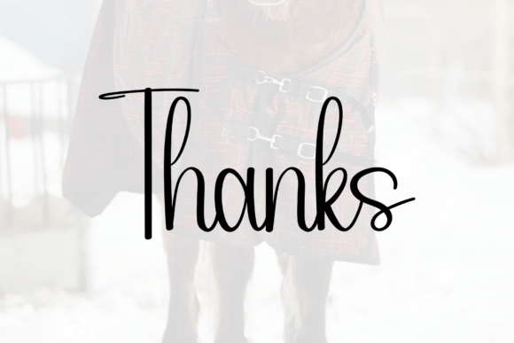 Snow Blanket Font PNG with transparent background - Preview 4