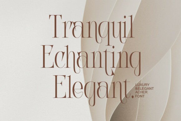 Acher Font - Preview 2