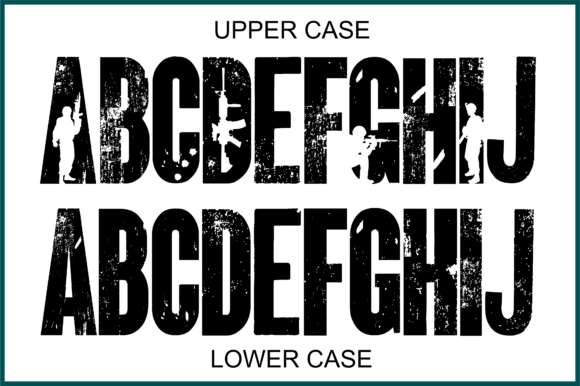 Army Font - Preview 4