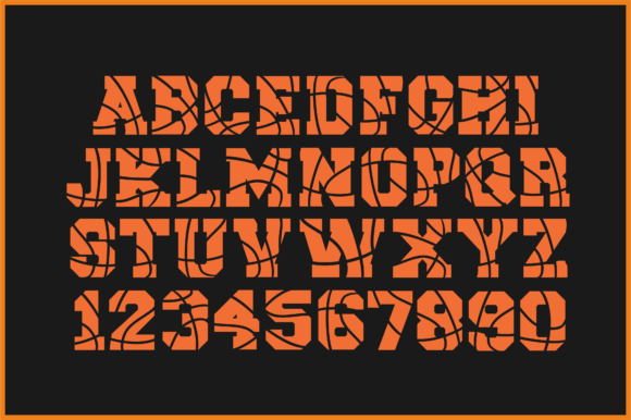 Basketball Font - Preview 1