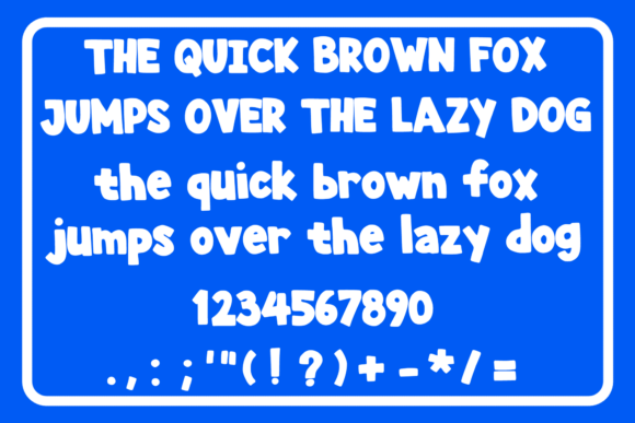Big Bold Chunky Font - Preview 3