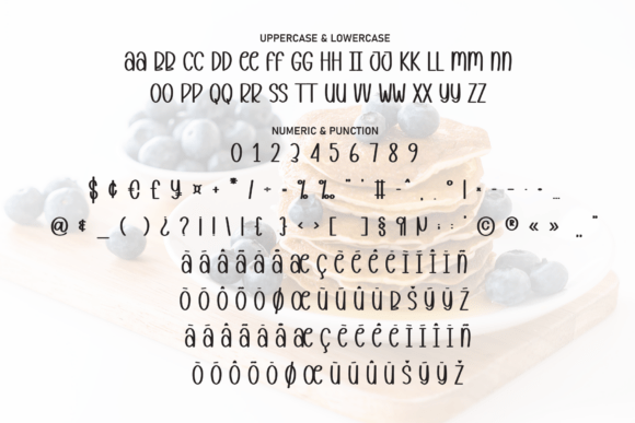 Blueberry Pancakes Font - Preview 6