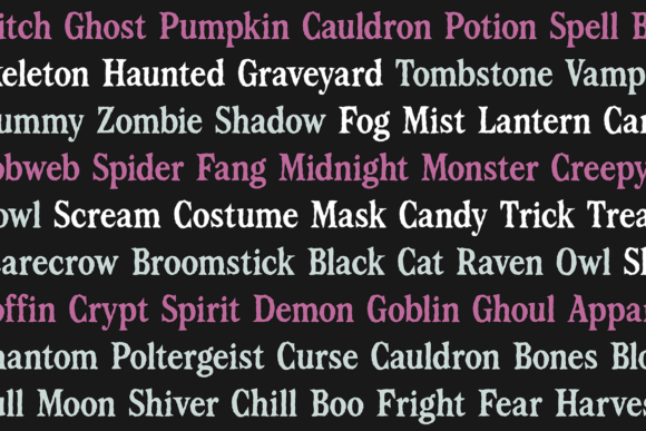 Cemetery Serif Font - Preview 1
