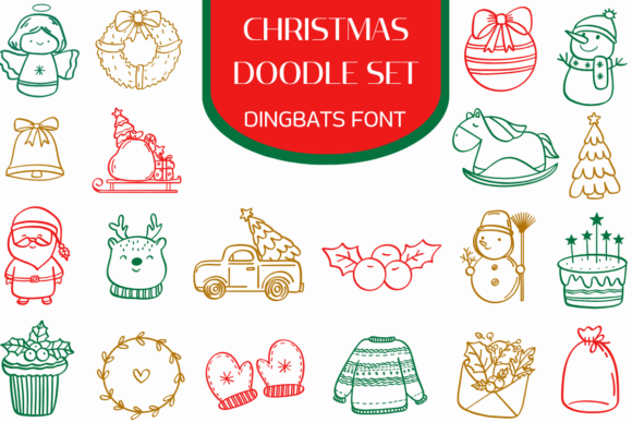 Christmas Doodle Set