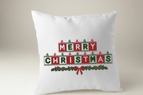 Christmas Film Frame Font PNG with transparent background - Preview 1