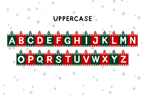 Christmas Film Frame Font - Preview 5