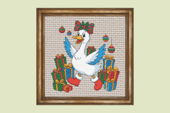 Christmas Goose and Gifts
