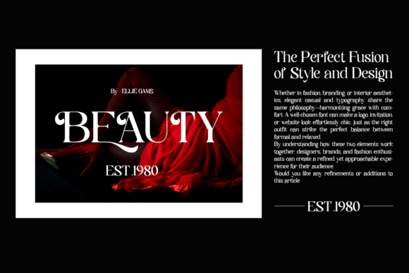 Classic Vogue Font - Preview 4