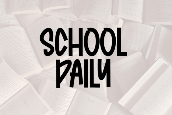 Ending Books Font - Preview 1