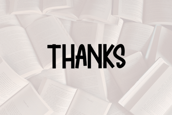 Ending Books Font - Preview 3