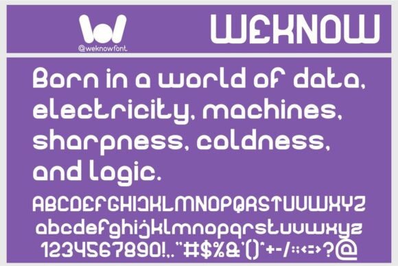 Friendly Tech Font - Preview 2