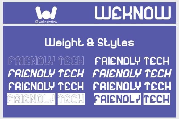 Friendly Tech Font - Preview 6