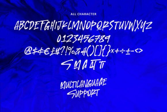 Gatimo Fams Font PNG with transparent background - Preview 6