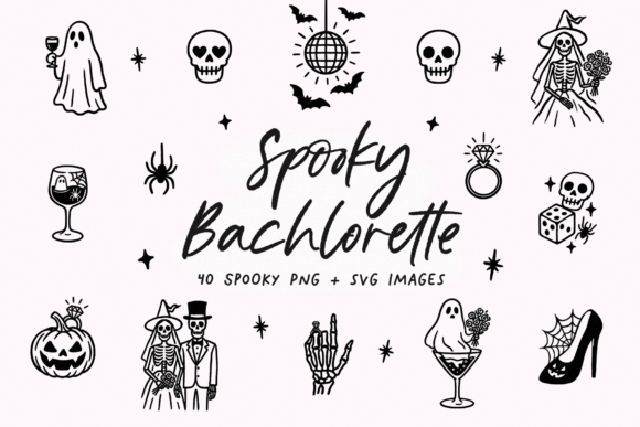 Halloween Bachelorette Clipart