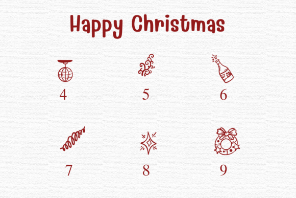 Happy Christmas Font - Preview 3