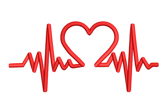 Heartbeat Line Heart