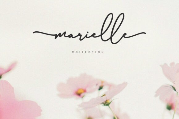 Malissa Font PNG with transparent background - Preview 4