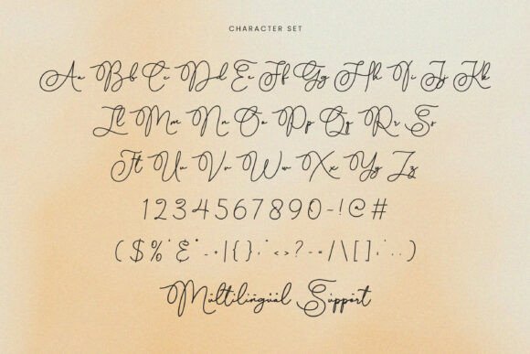 Malissa Font PNG with transparent background - Preview 5