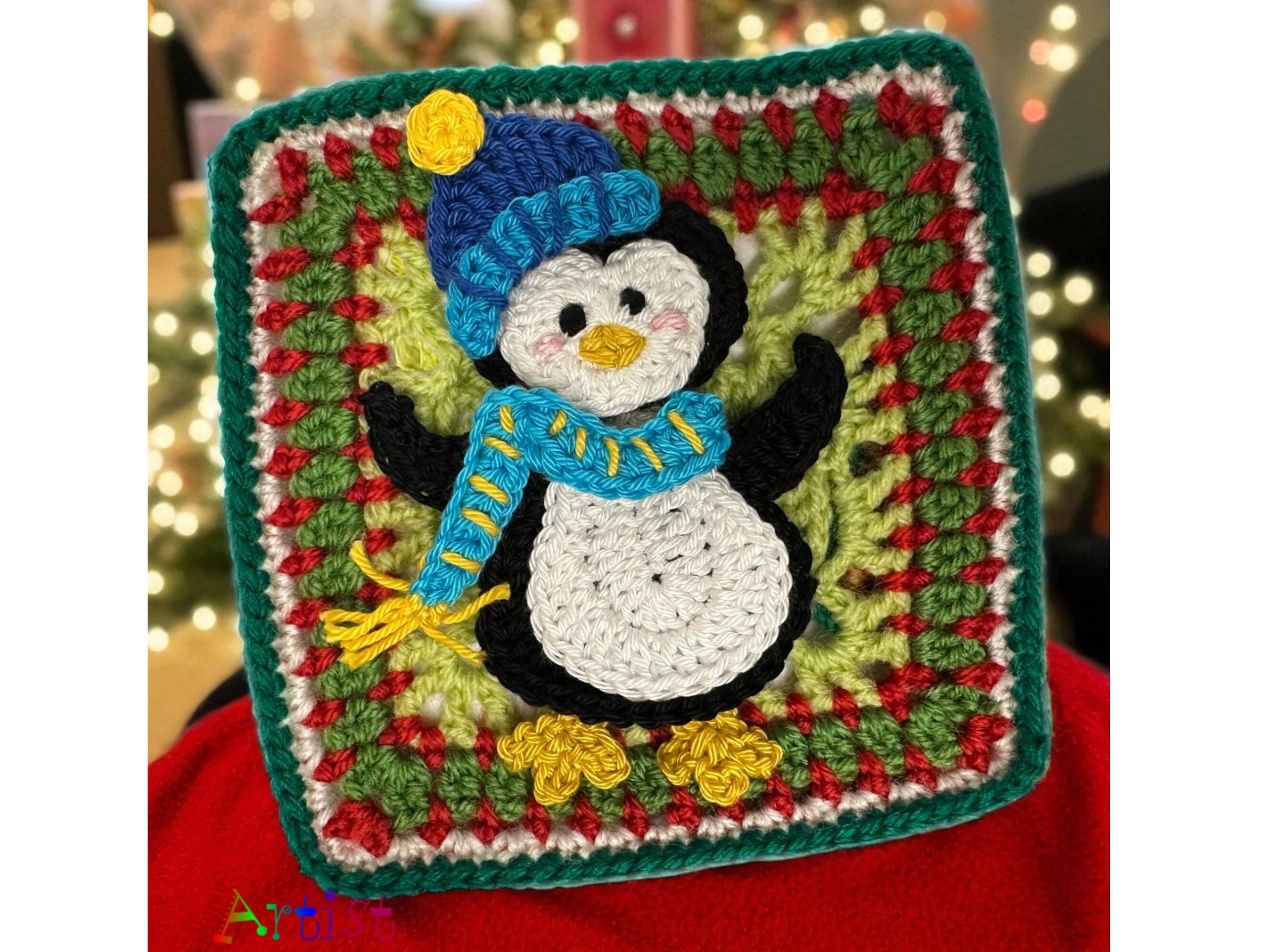 Penguin Granny Square Crochet