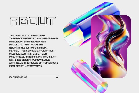 Plasmawave Font PNG with transparent background - Preview 1
