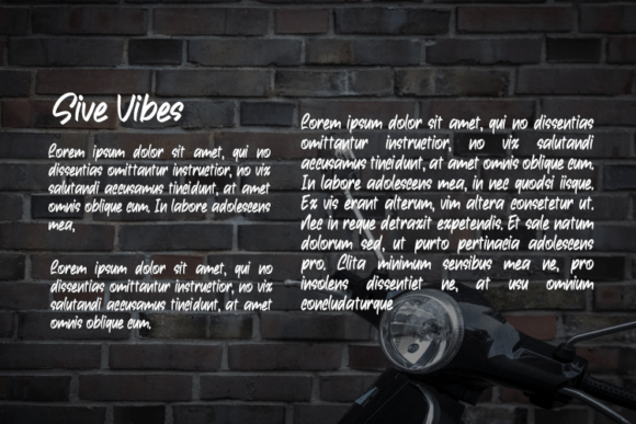 Sive Vibes Font PNG with transparent background - Preview 2