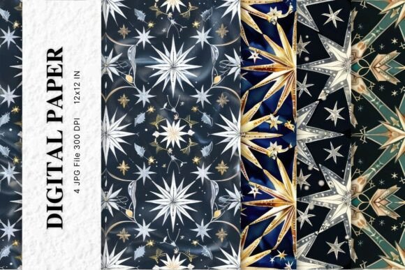 Snowflakes Glitter Background Wallpaper Graphic Backgrounds By nicharshop168